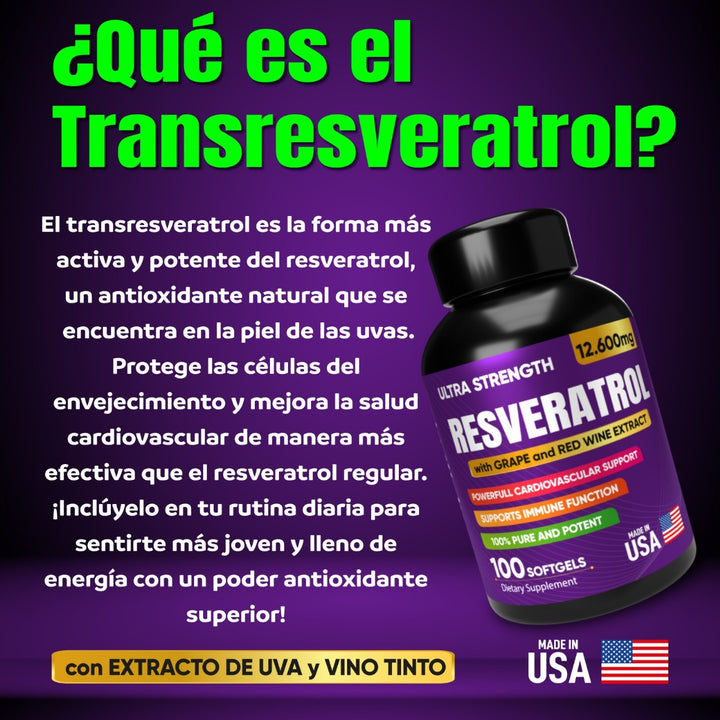 RejuvaVita - Resveratrol x 100 softgels