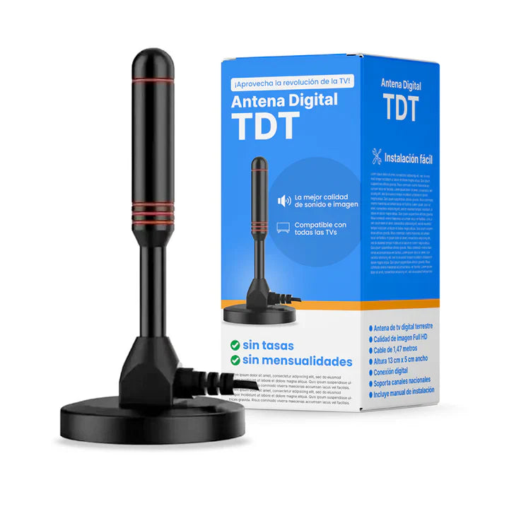 ANTENA TDT - +50 CANALES DE TV GRATUITOS