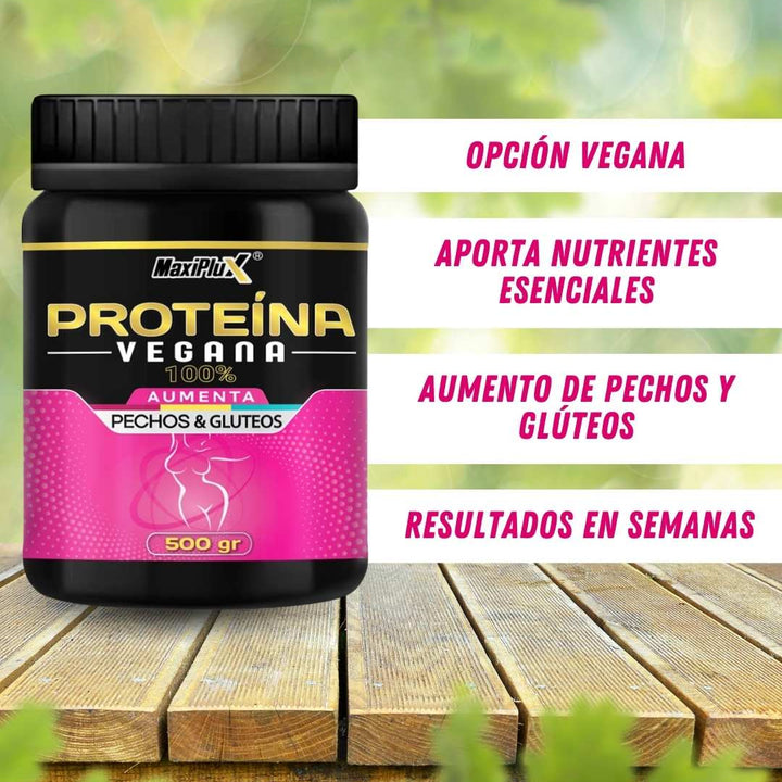 😍Proteína Vegana para Aumento de Senos y Glúteos - ¡Transforma Tu Cuerpo de Manera Natural!😍